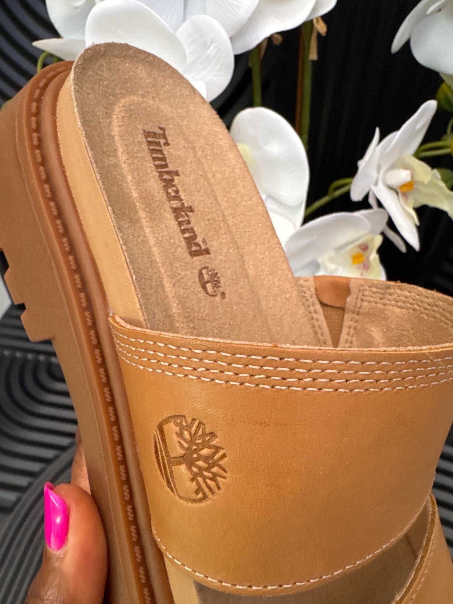 Timberland Slide Sandal for Women in Beige