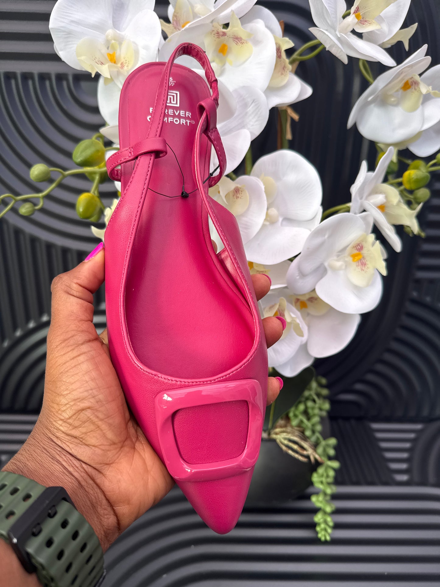Pointed Strappy Flats
