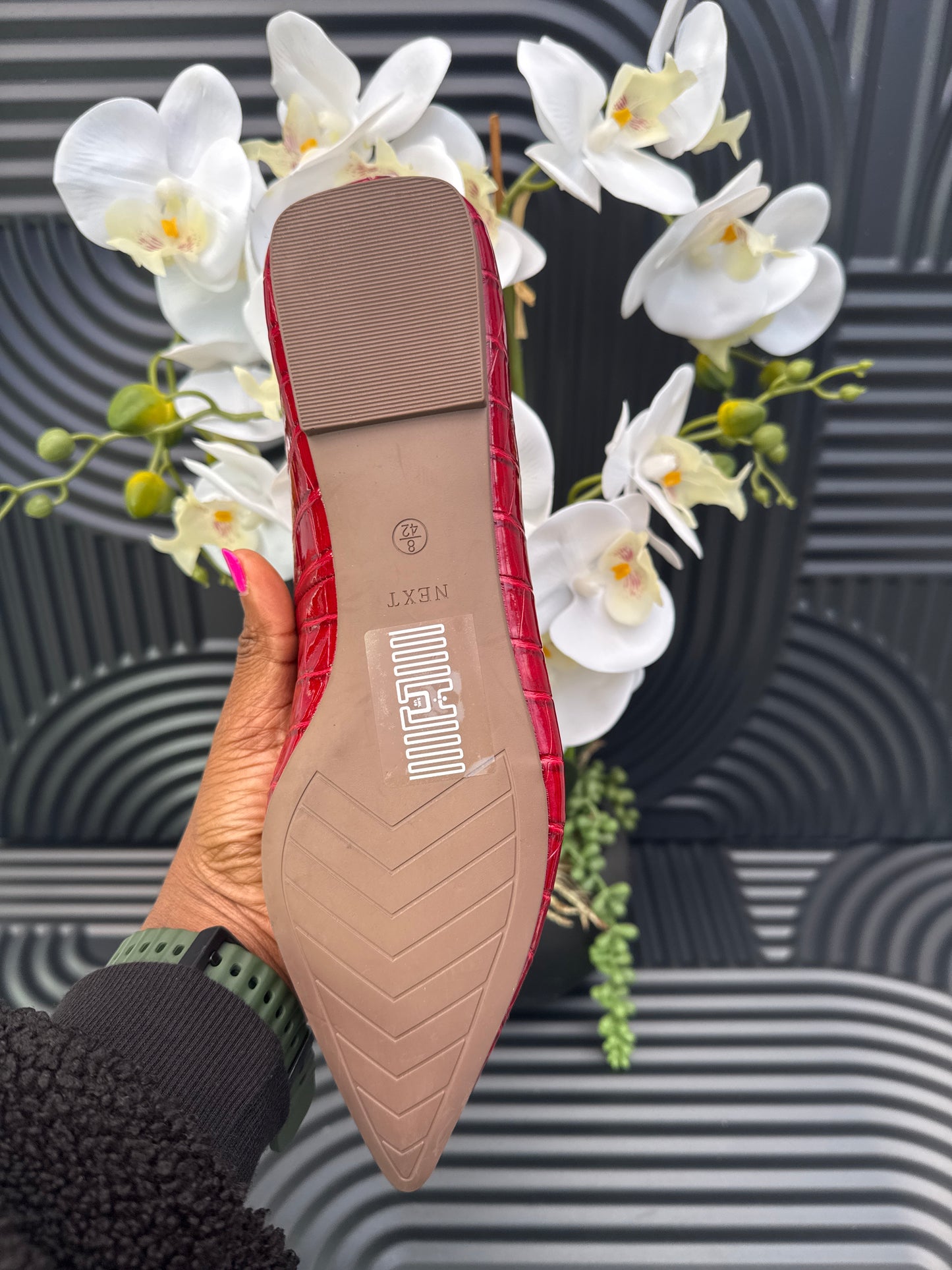 Croc Effect loafers for ladies
