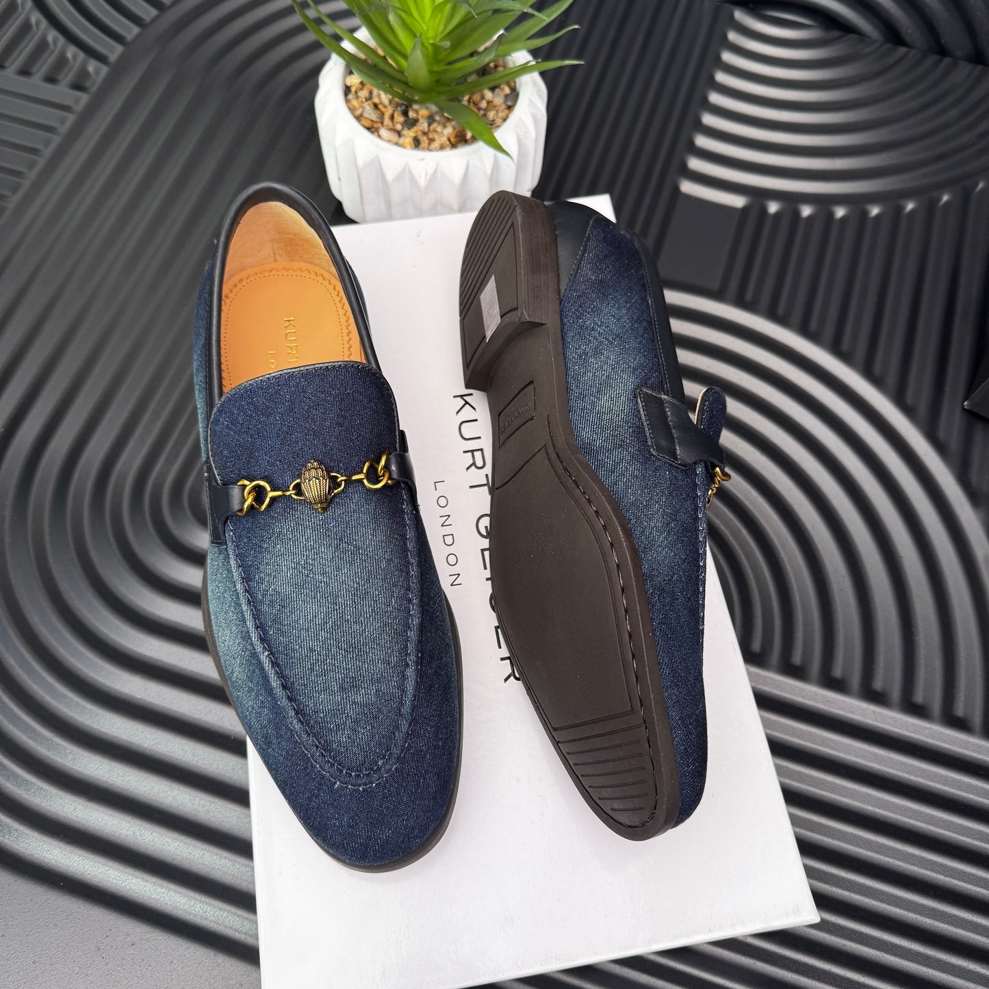KG Denim Loafers for men