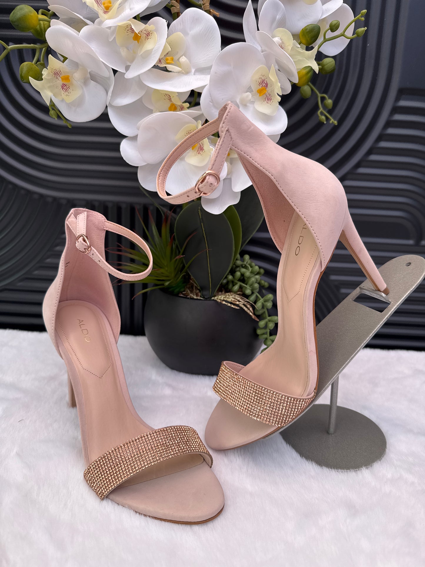 ALDO Leather heeled Sandal