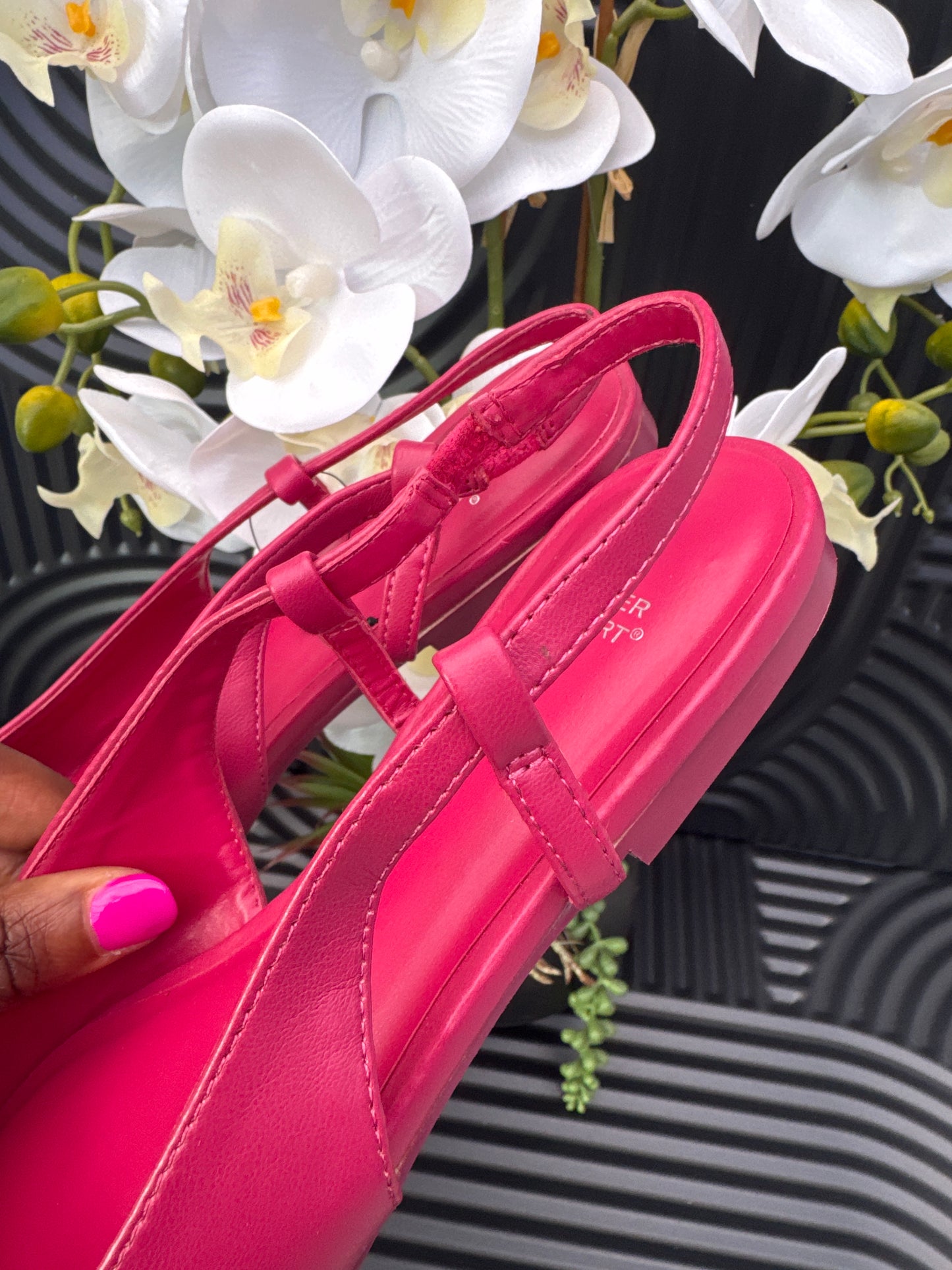 Pointed Strappy Flats
