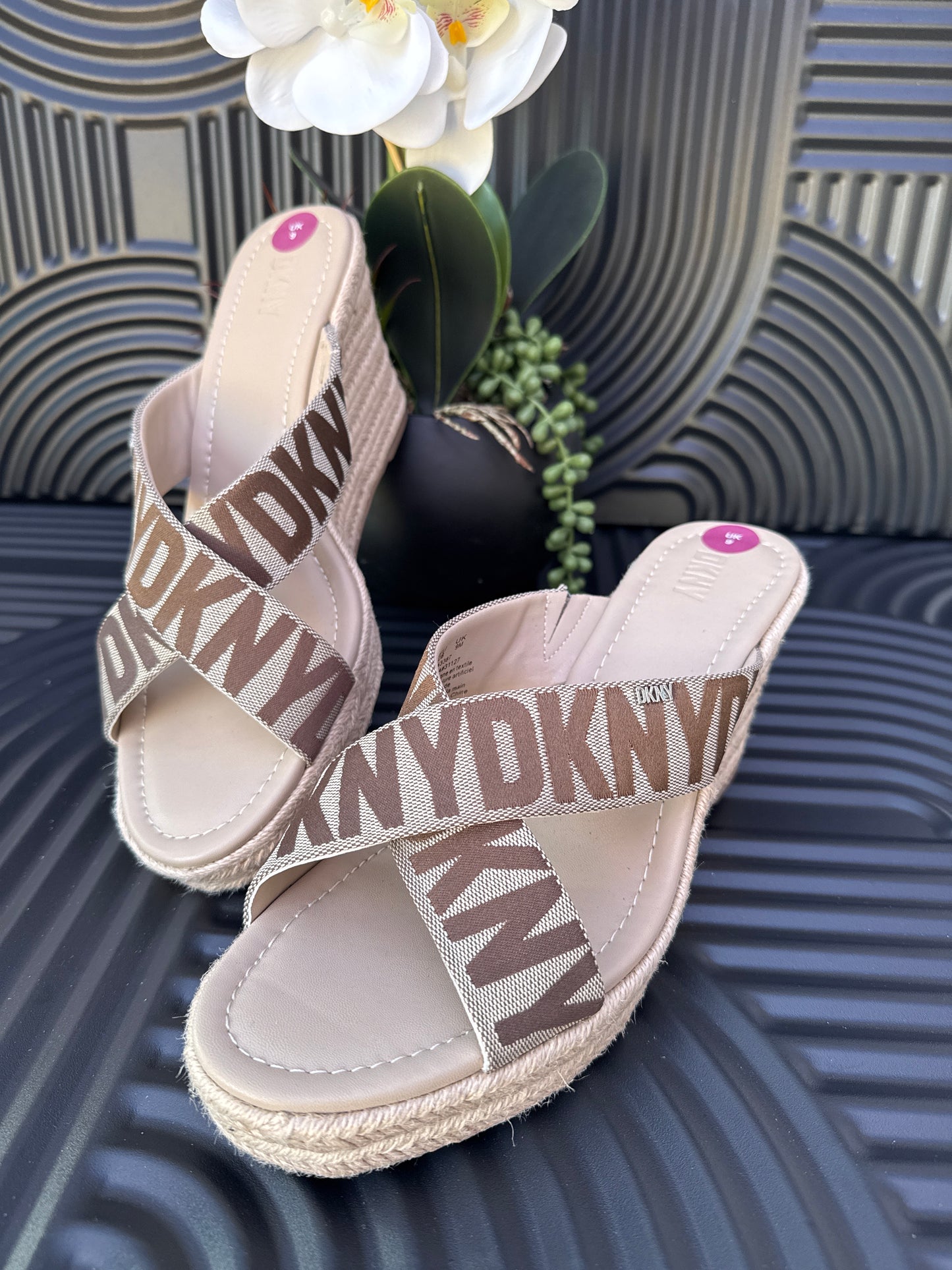 DKNY Platform Wedge Sandal
