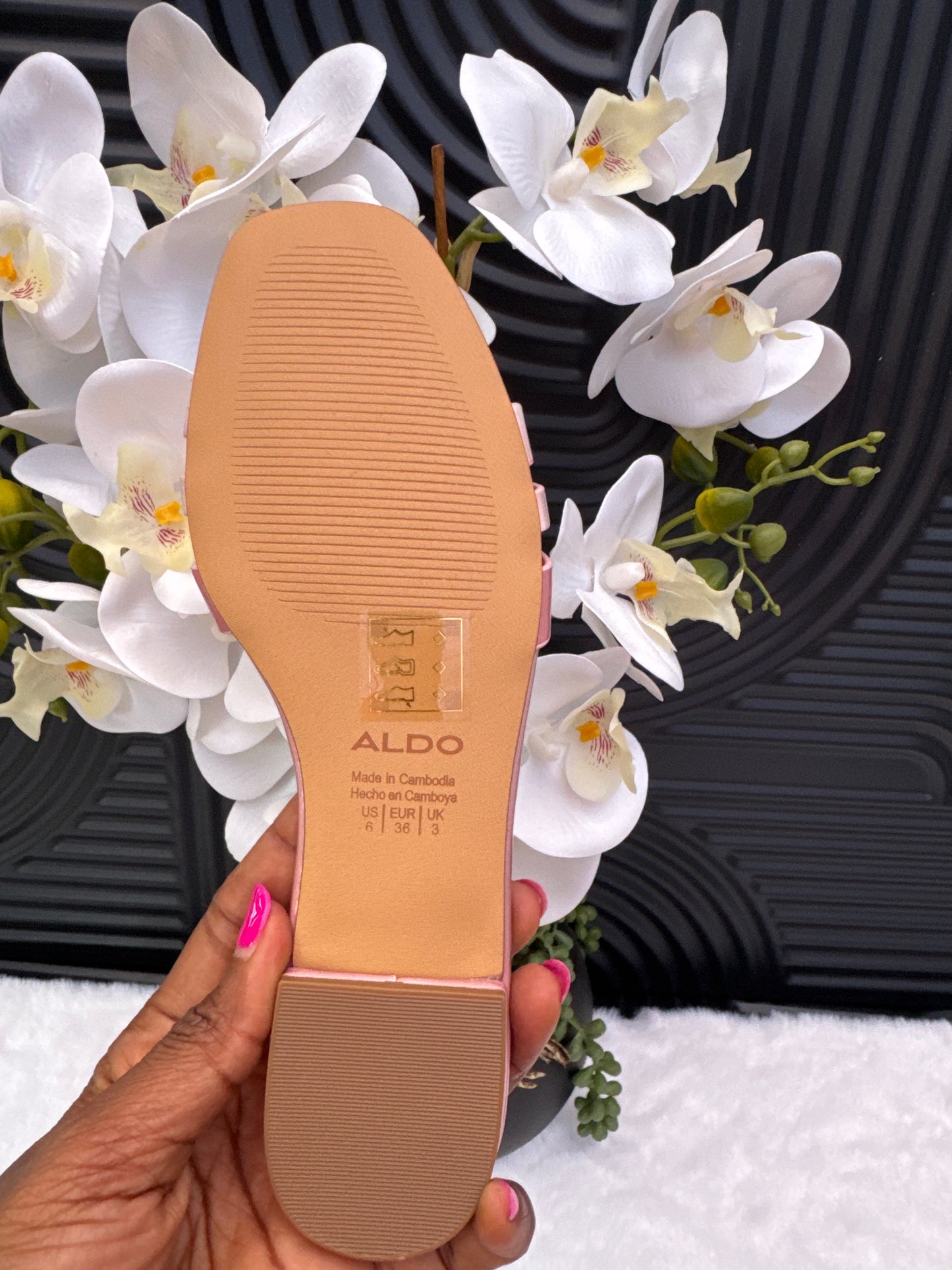 ALDO Patent Pink Sandal