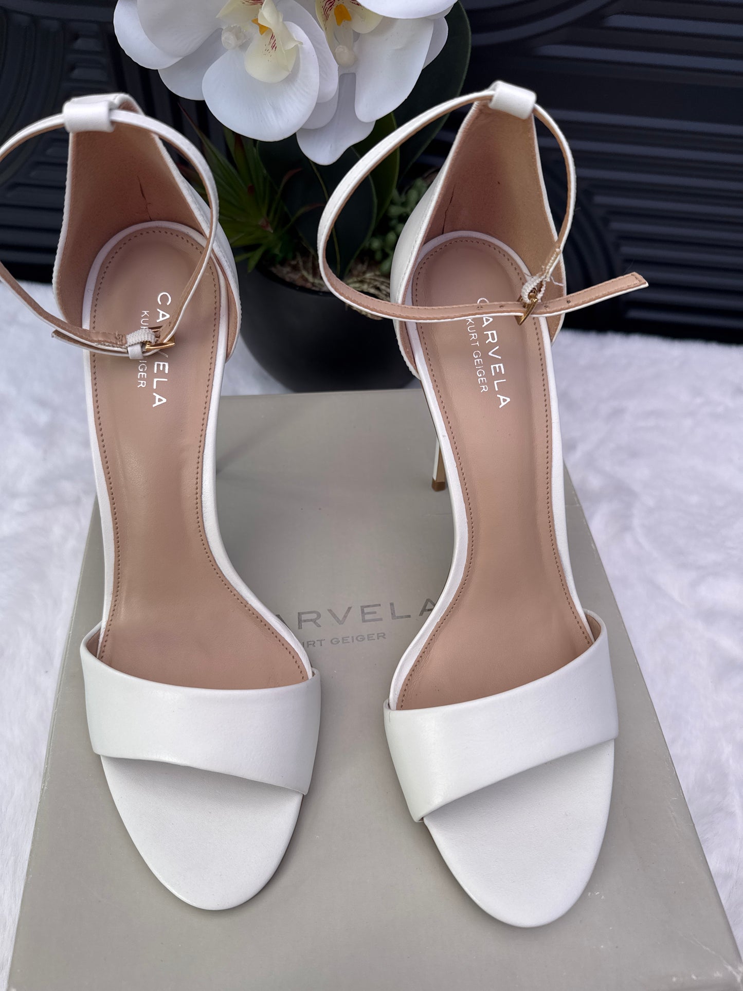Leather Ankle Strap Sandal