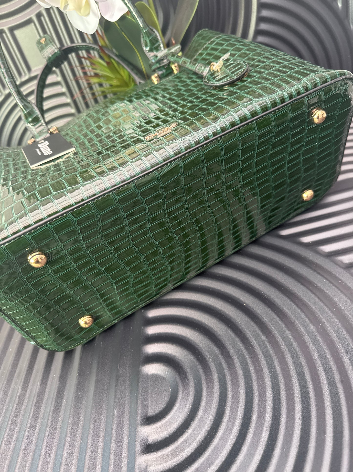 Dune Croc Effect Tote Bag