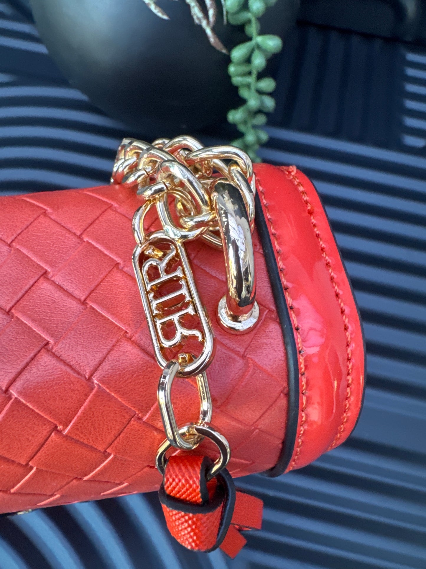 River Island Embossed satchel bag