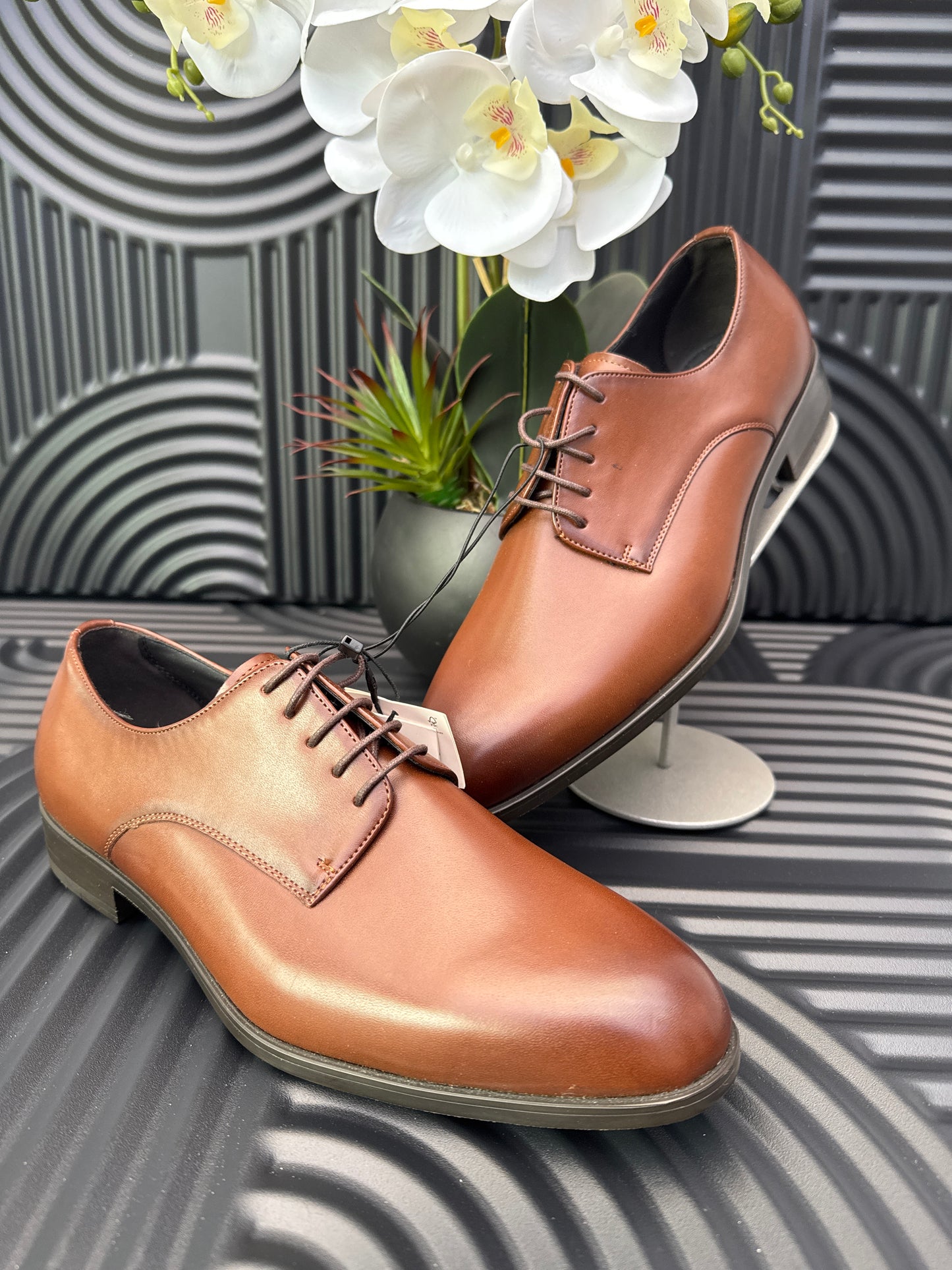 Smart Brown Leather Shoes