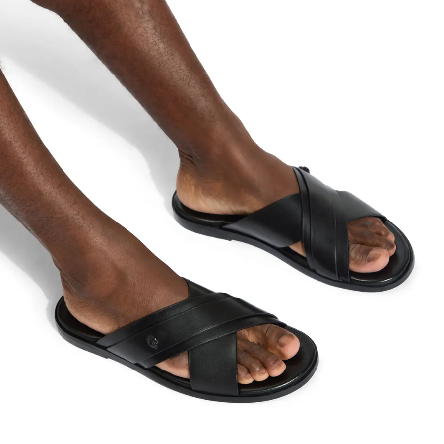 Leather Cross Strap sandal