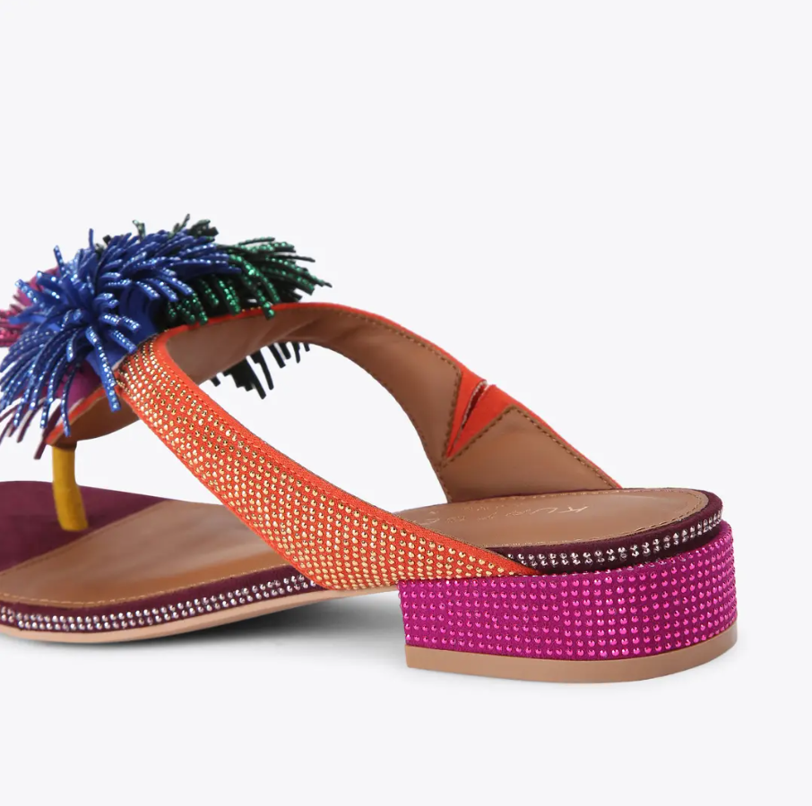 Kurt Geiger KG T-Bar Flat Sandal