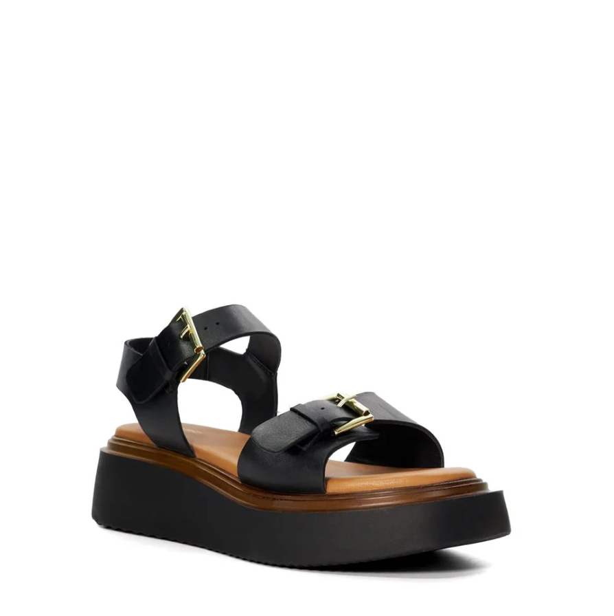 DUNE Casual Sandals in Black