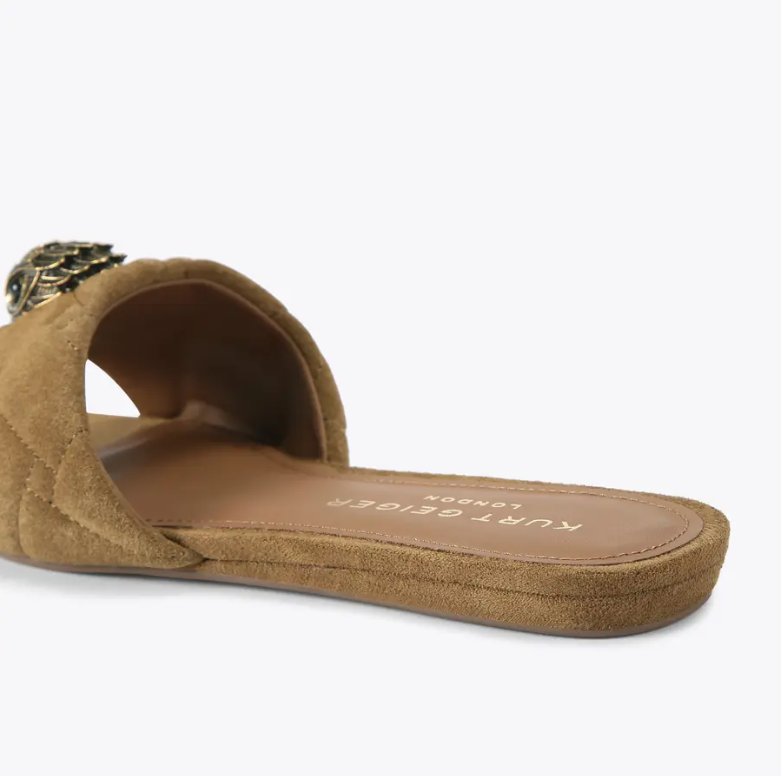 Kurt Geiger KG Camel flat sandal