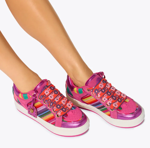 Kurt Geiger Sneakers in Fuschia Mix