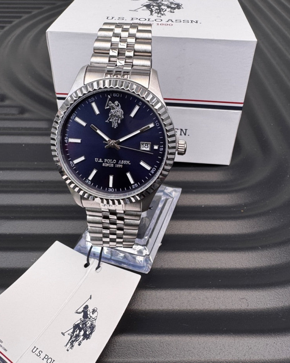 US Polo Assn Dark Blue UNISEX Stainless Steel Watch