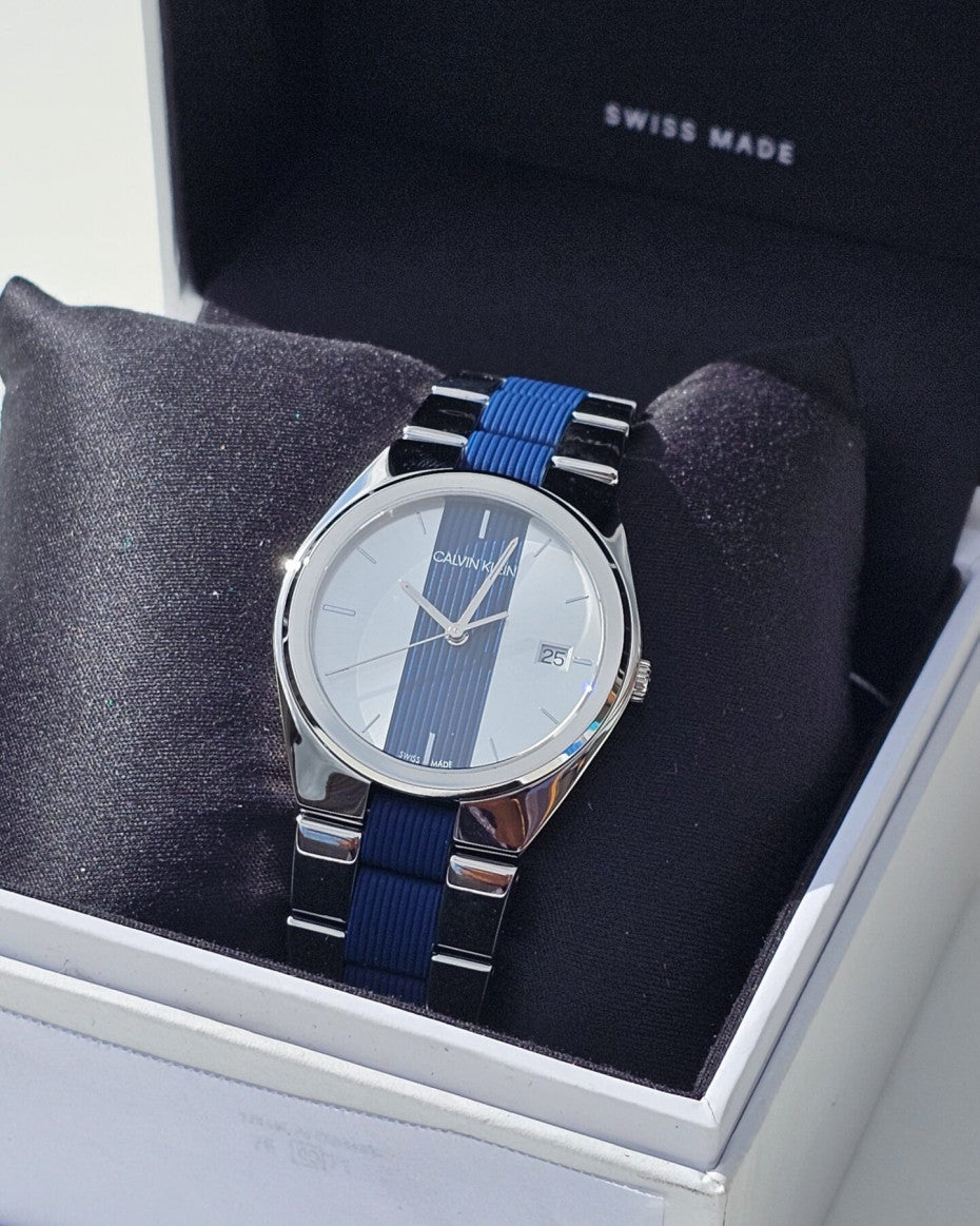 CK Stainless steel dual tone bracelet watch