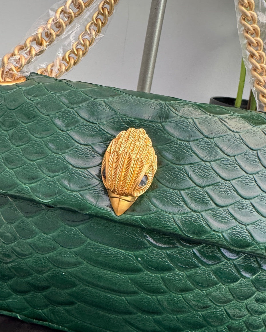 KG Kensington Crossbody Bag In Dark Green