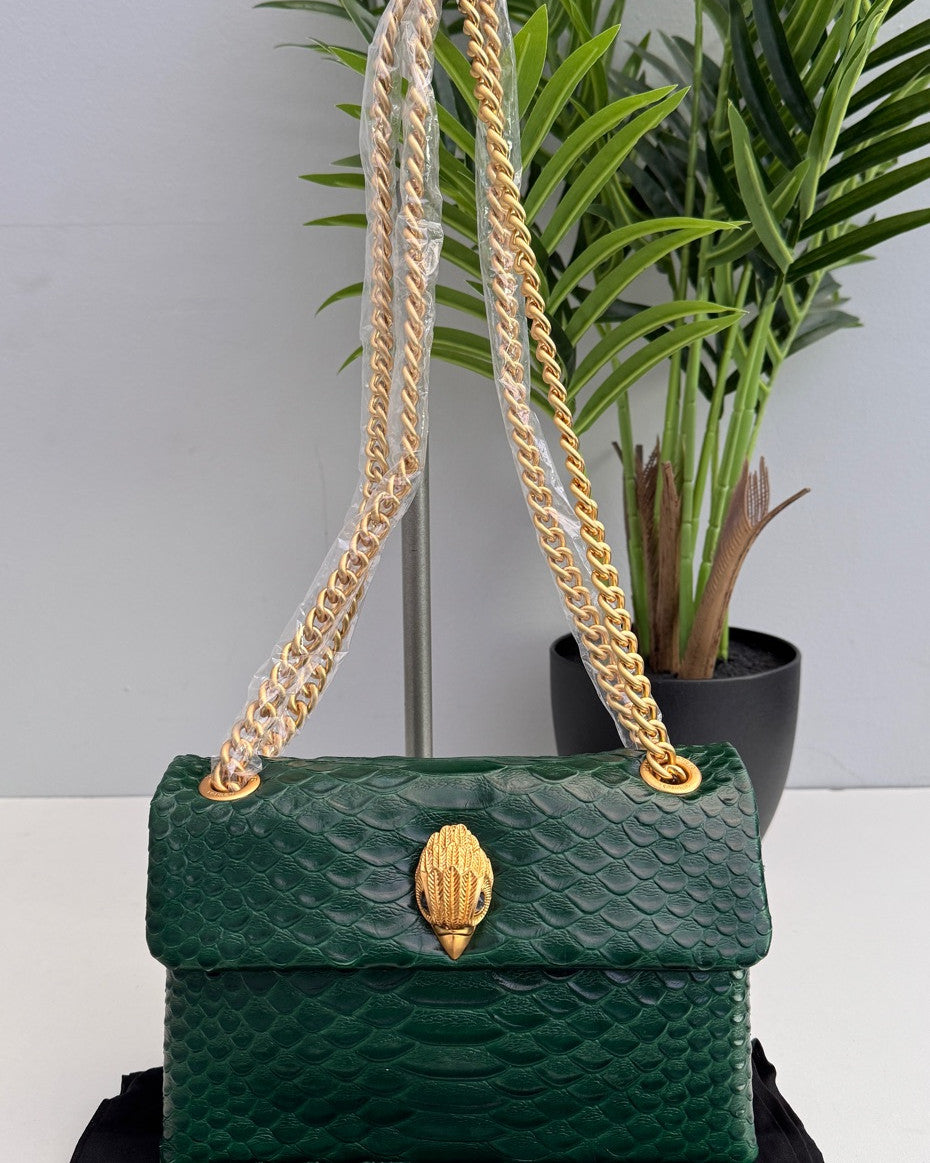 KG Kensington Crossbody Bag In Dark Green