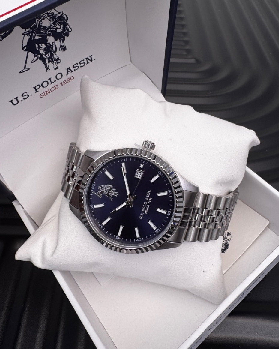 US Polo Assn Dark Blue UNISEX Stainless Steel Watch
