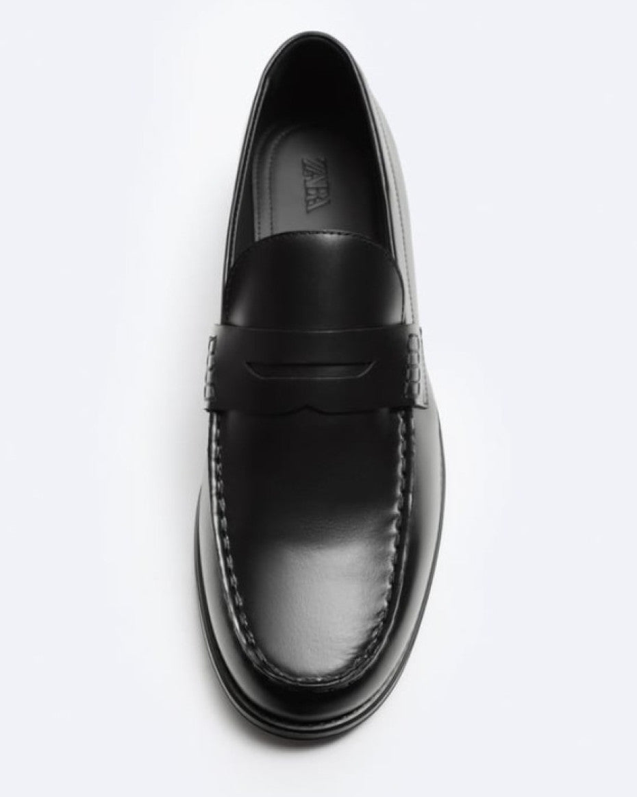 Zara Leather Loafers
