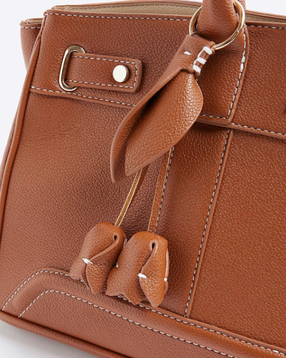 Ladies Brown Soft Tote Bag