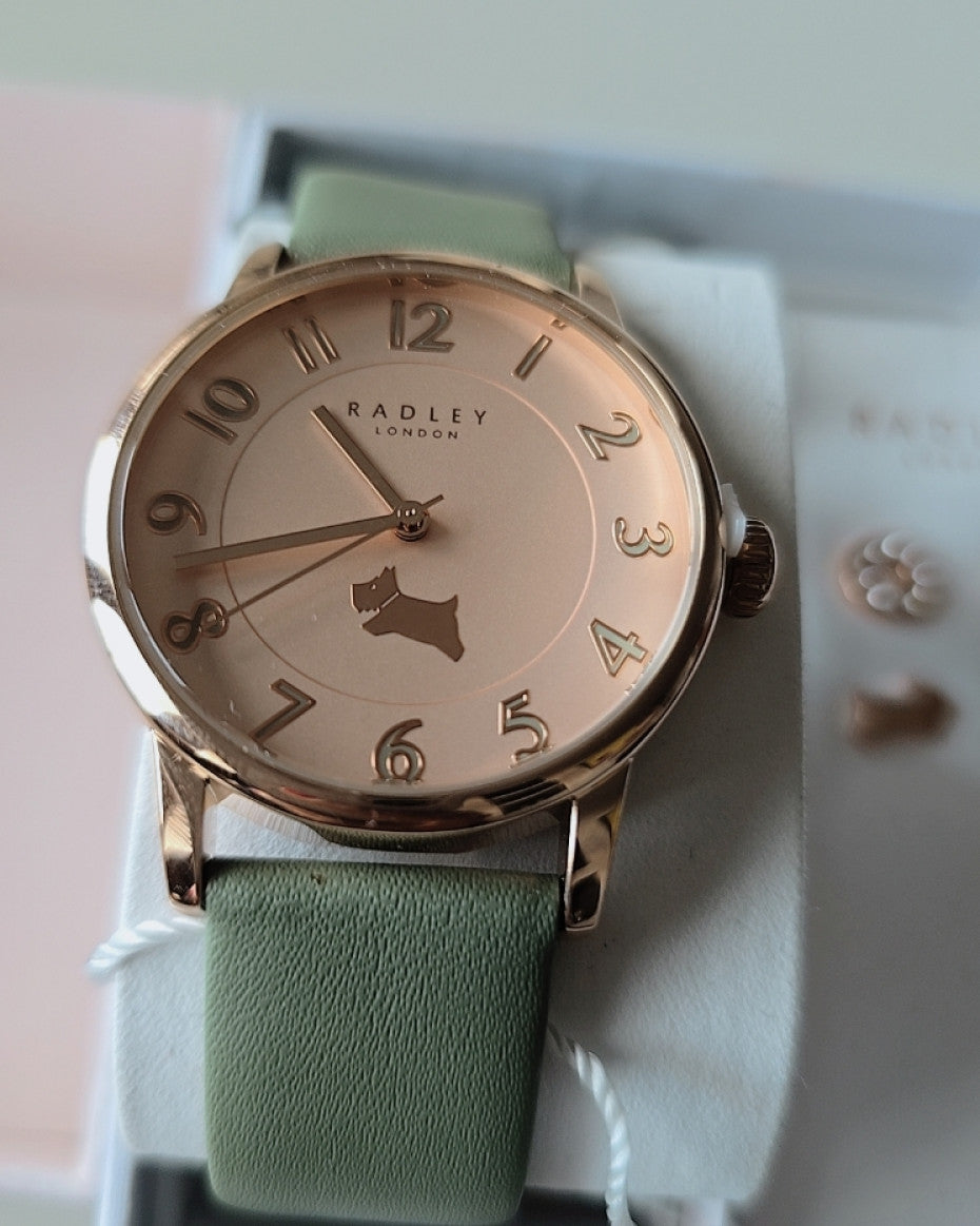 Radley Ladies Leather Strap Watch and Earring Set