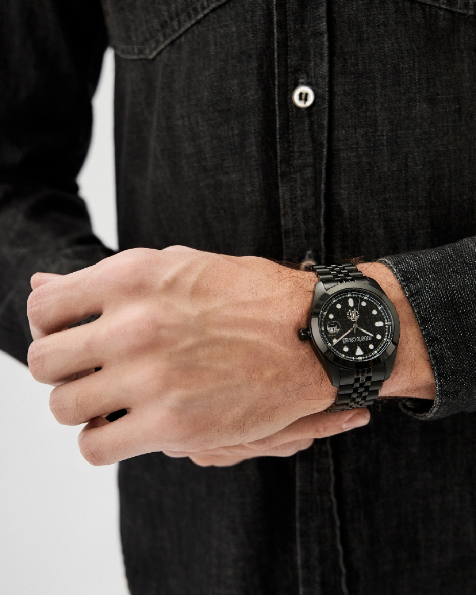 Roberto Cavalli Black Dial Watch