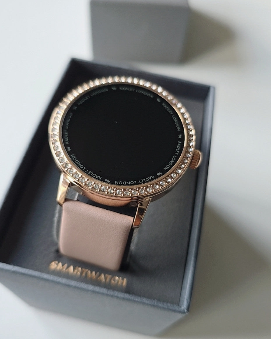 Radley London Ladies Smart Watch with Interchangeable Navy Strap