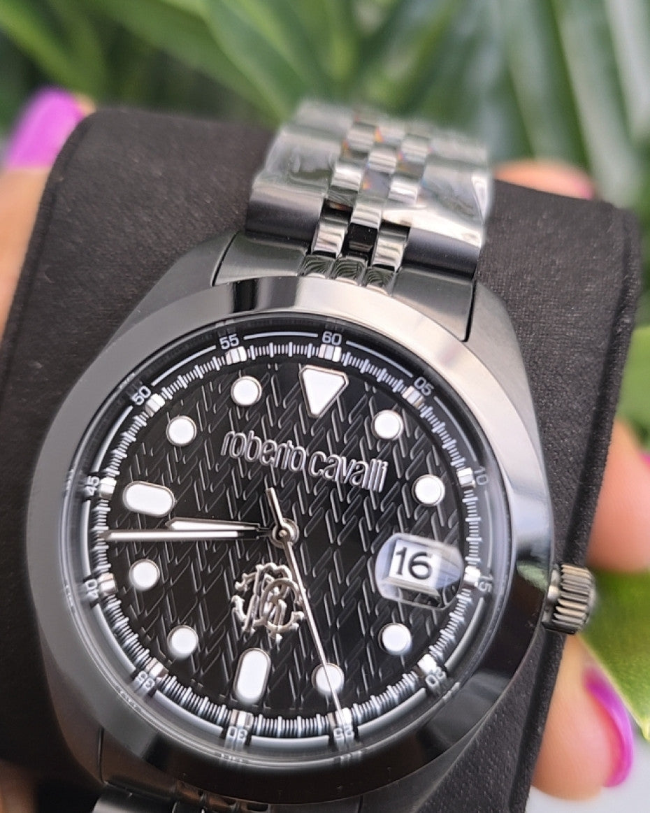Roberto Cavalli Black Dial Watch