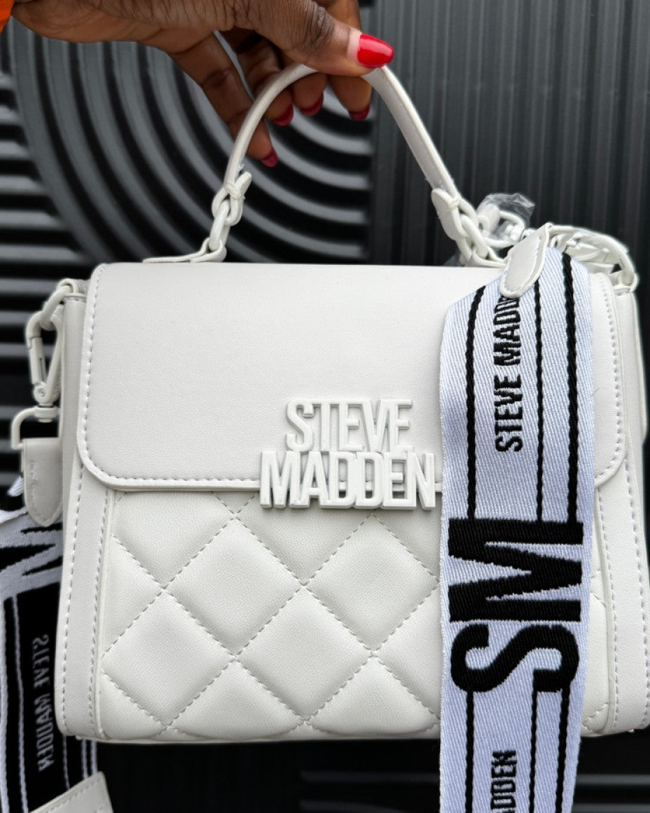 Steve Madden White Crossbody Bag