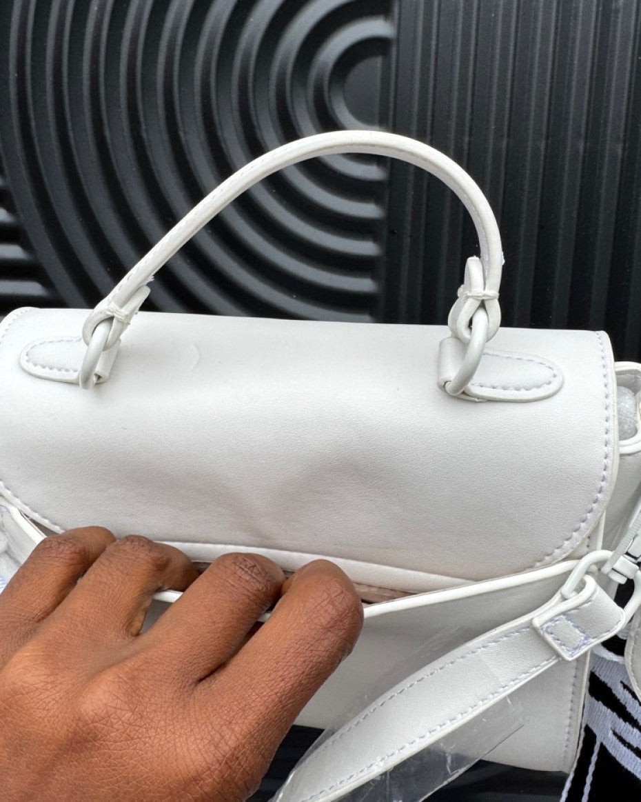 Steve Madden White Crossbody Bag