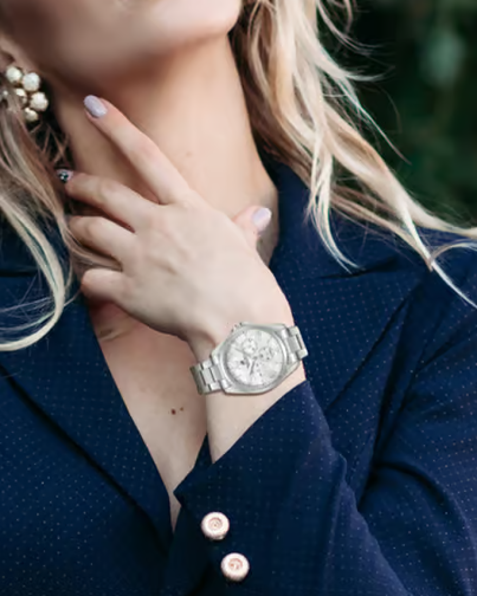 Beverly Hills Polo Club Multi-Function Silver Watch for Ladies