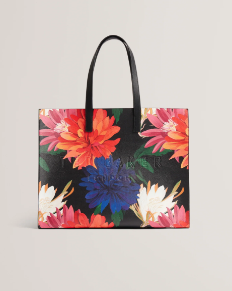Ted Baker Print Textured XL Icon Tote Bag