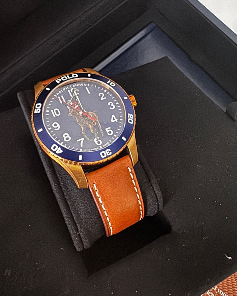 Limited Edition Brown Polo Ralph Lauren Watch