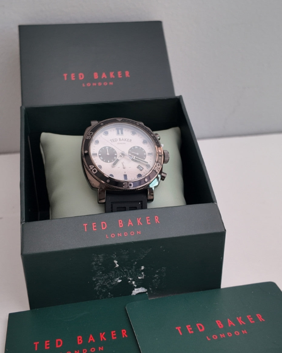 Ted Baker Black Chronograph Watch