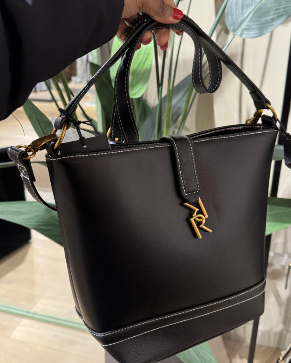 Black RI Bucket Bag