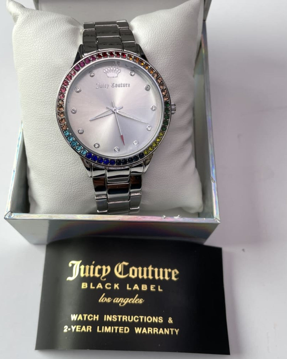JC Silver Tone detail watch