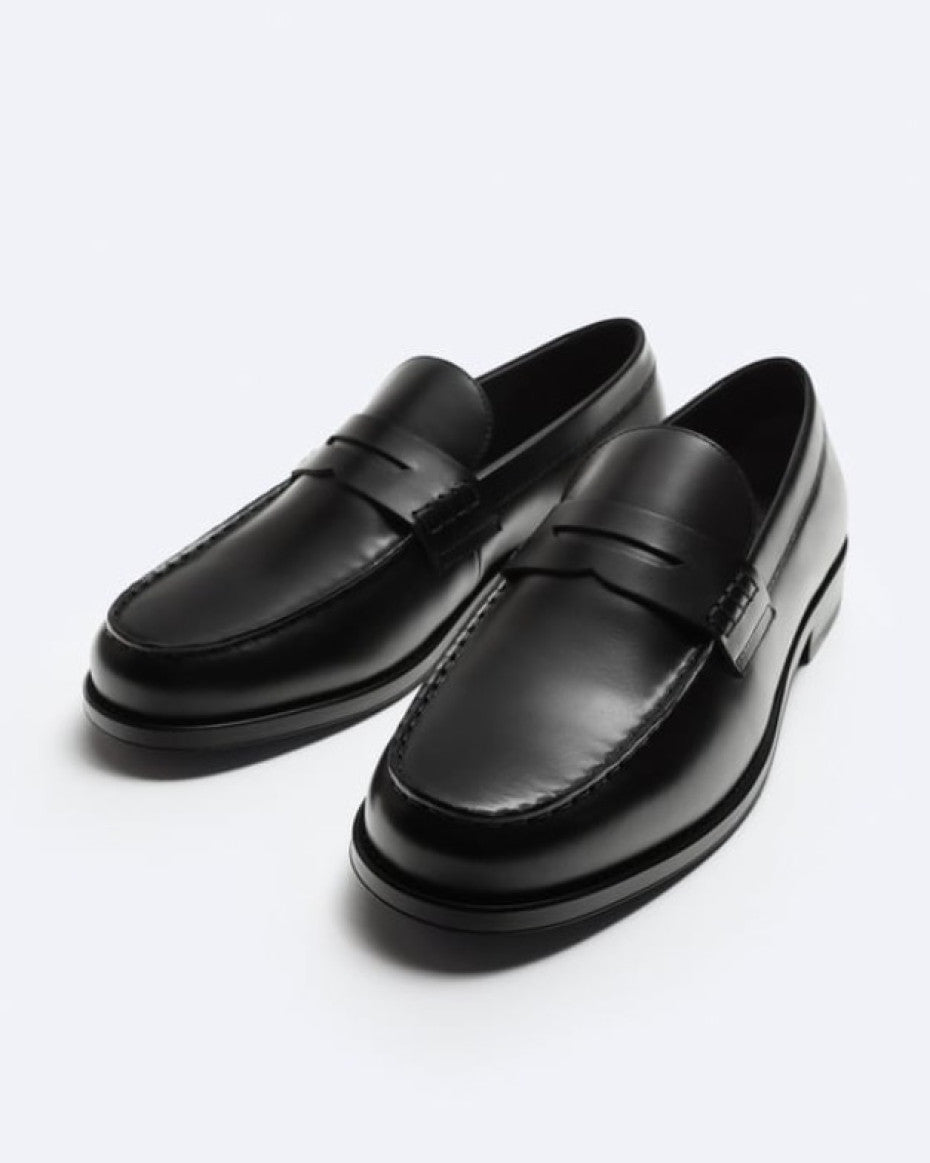 Zara Leather Loafers