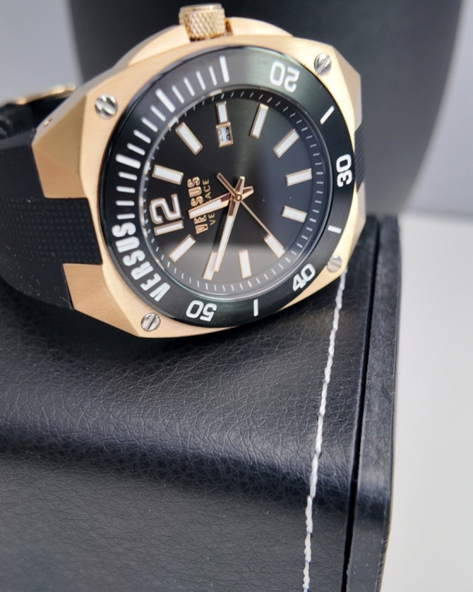Versus Versace Silicon Strap Watch