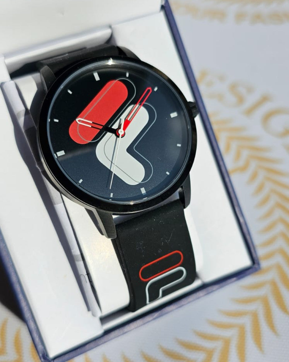 Black Logo Watch