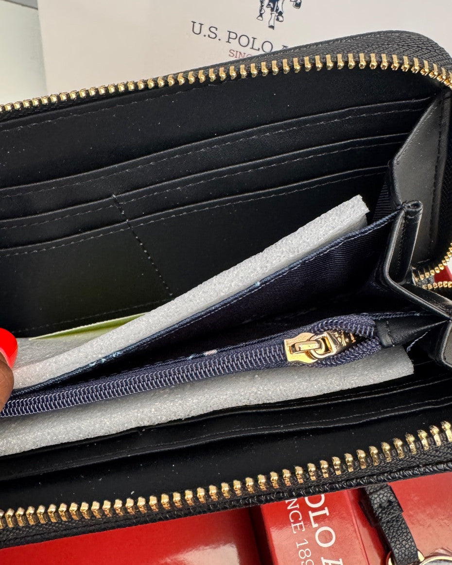 US Polo Assn Wallet and Key Holder Set