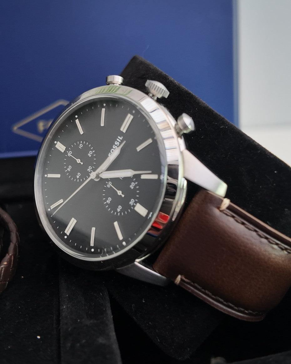 Fossil Watch and Bracelet Gift Set