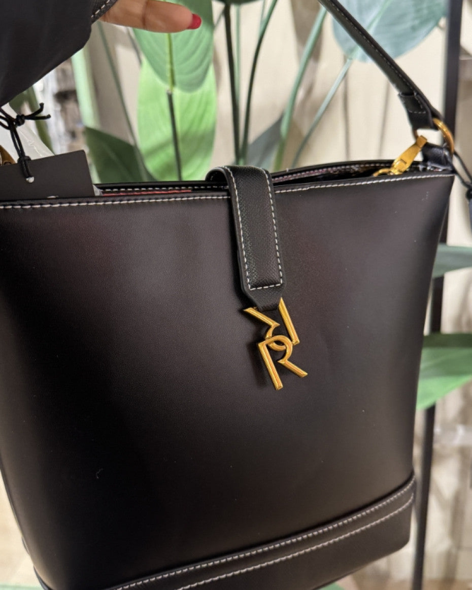 Black RI Bucket Bag