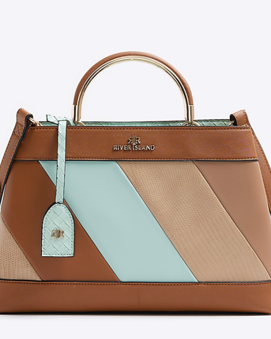 Colour Block tote bag