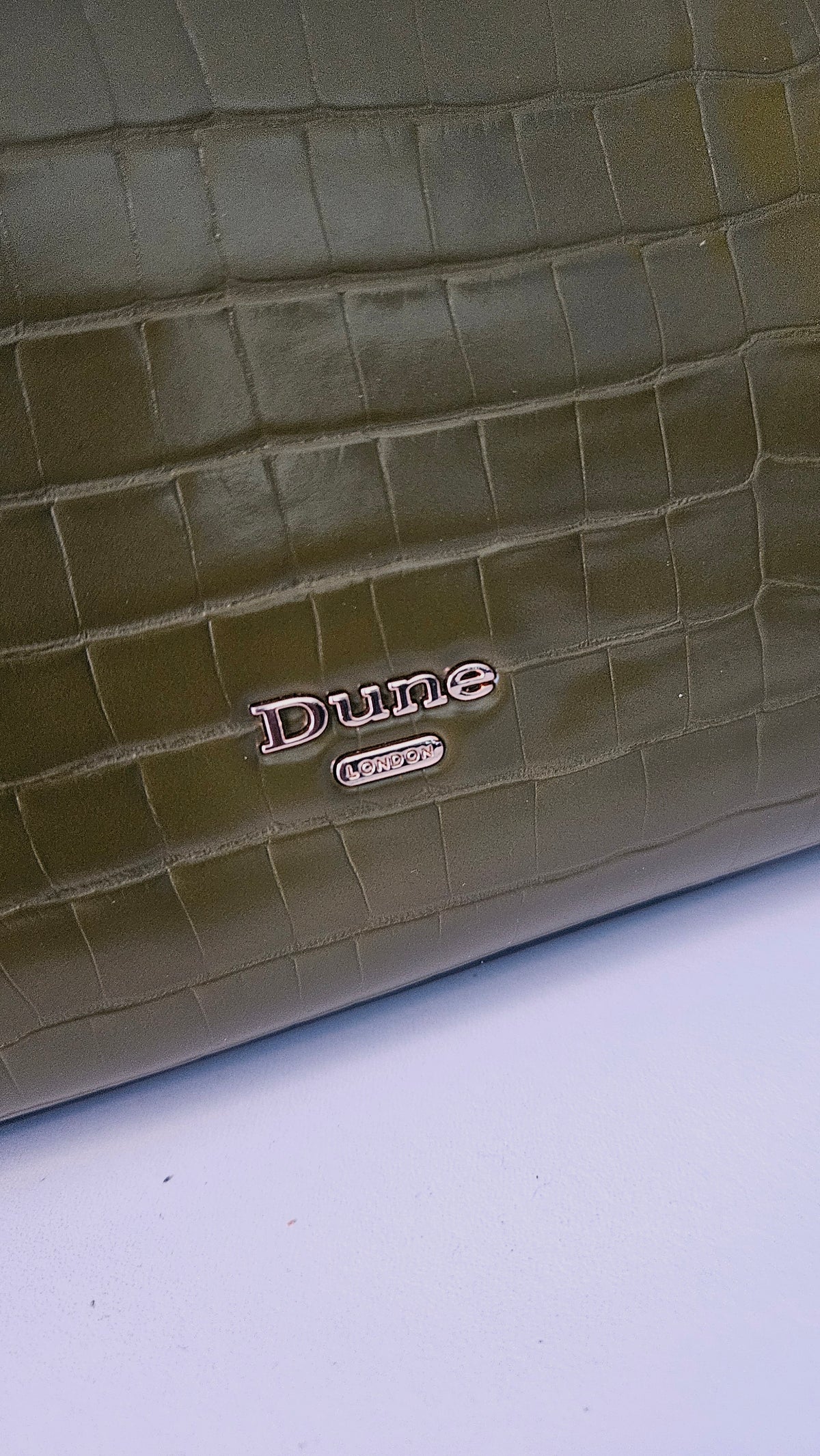 DUNE Green Shoulder Bag with Long Strap