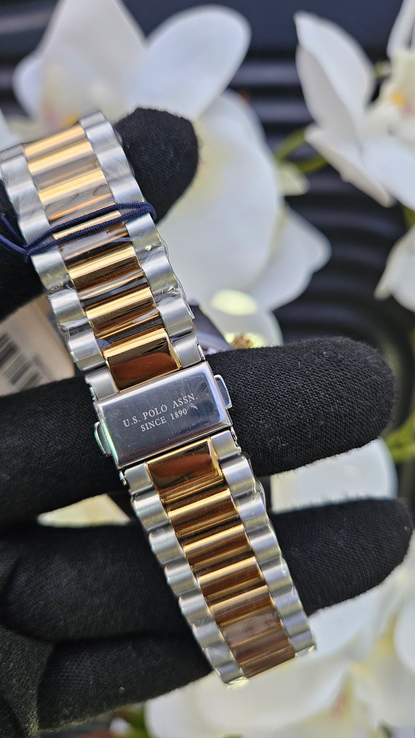 US Polo dual bracelet watch