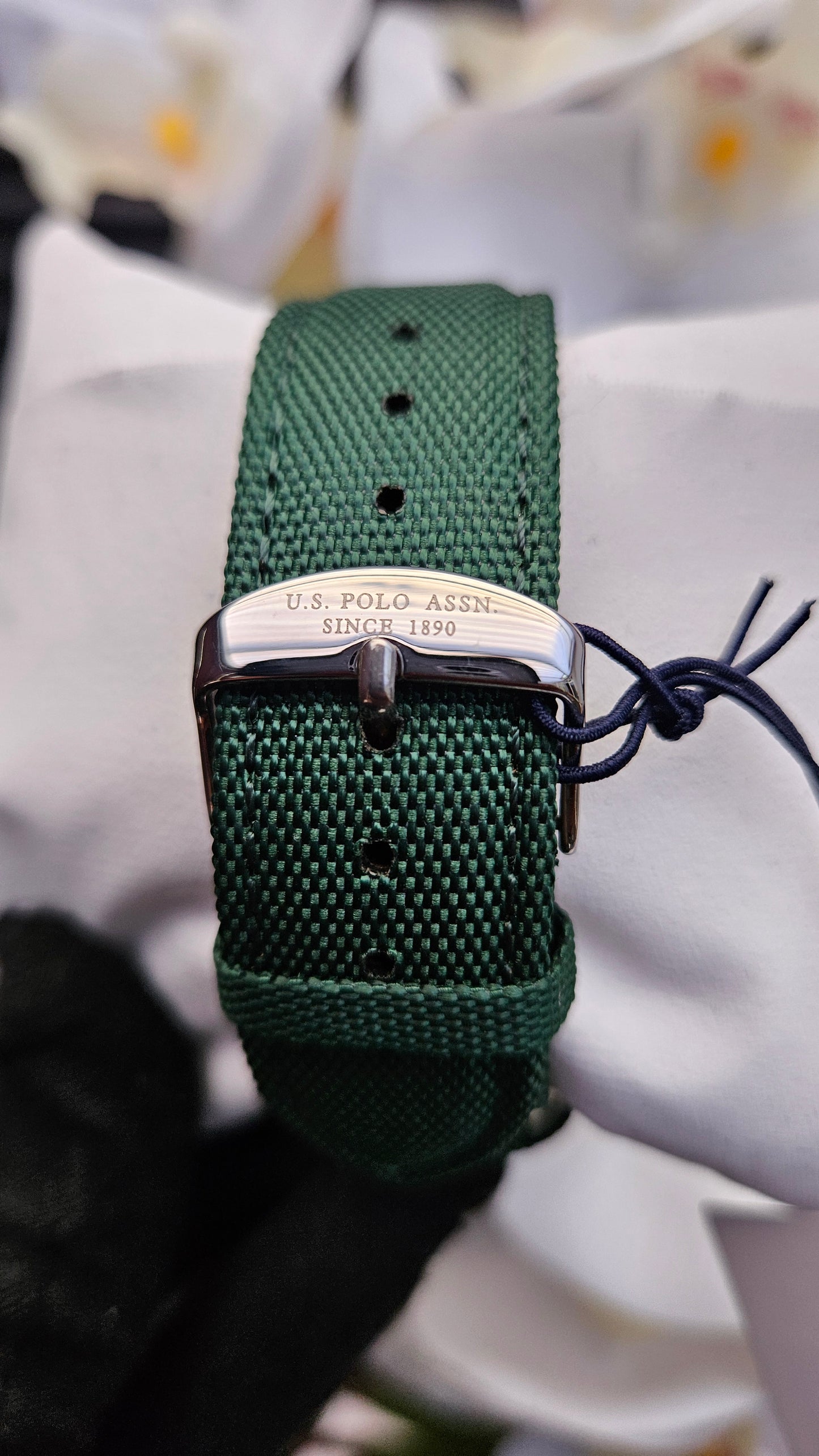 USP Green Strap Watch for Men