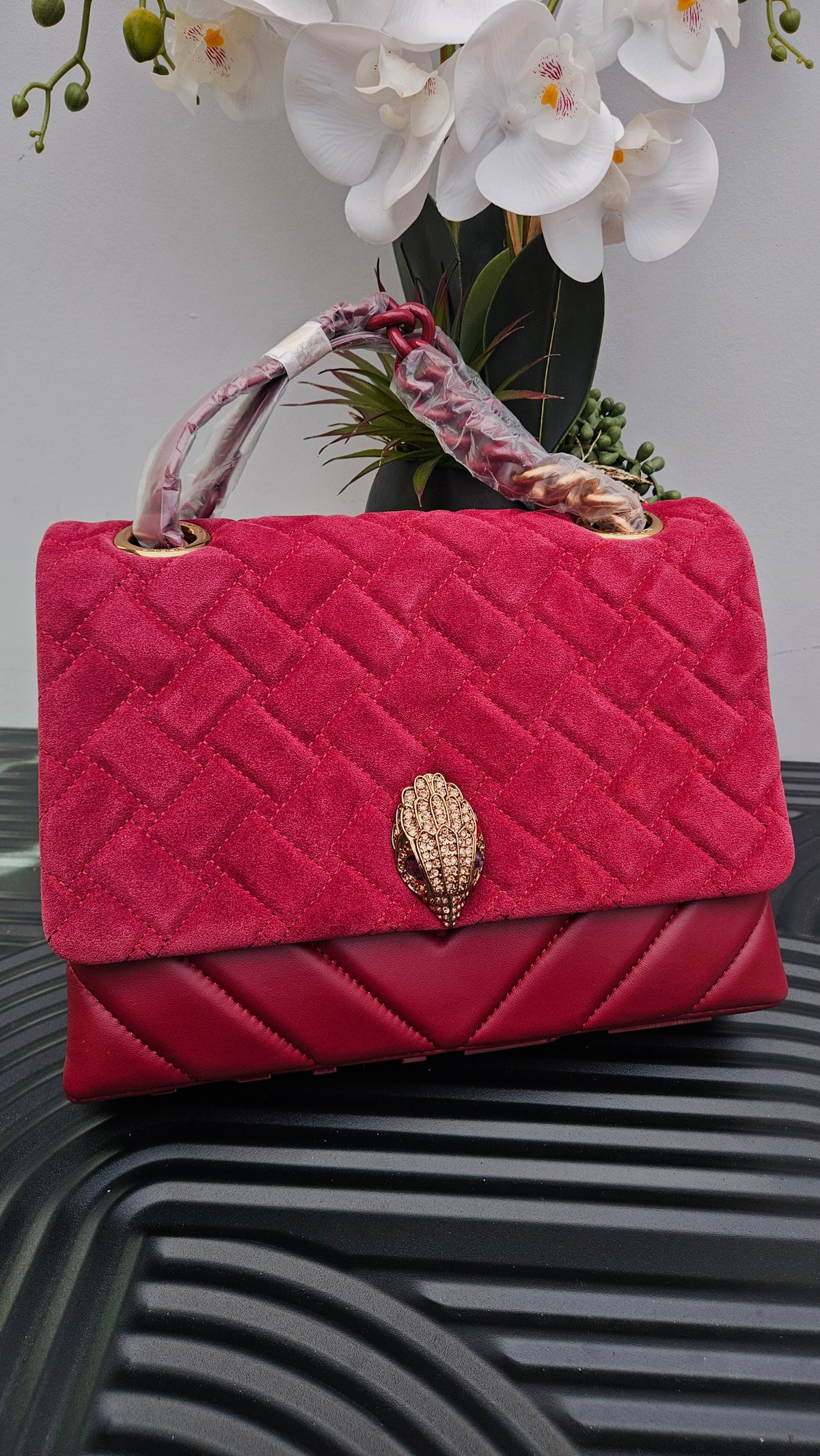 Kurt Geiger KG Large Raspberry Bag - Authentic Retail Product