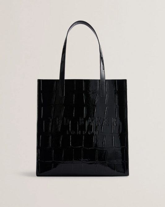 Ted Baker Croc Effect Large Icon Bag