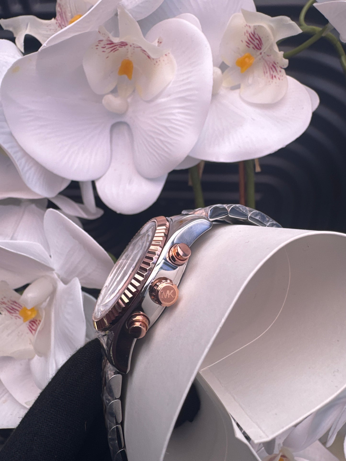 MK Three Tone Watch for Ladies - Authentic Retail Product
