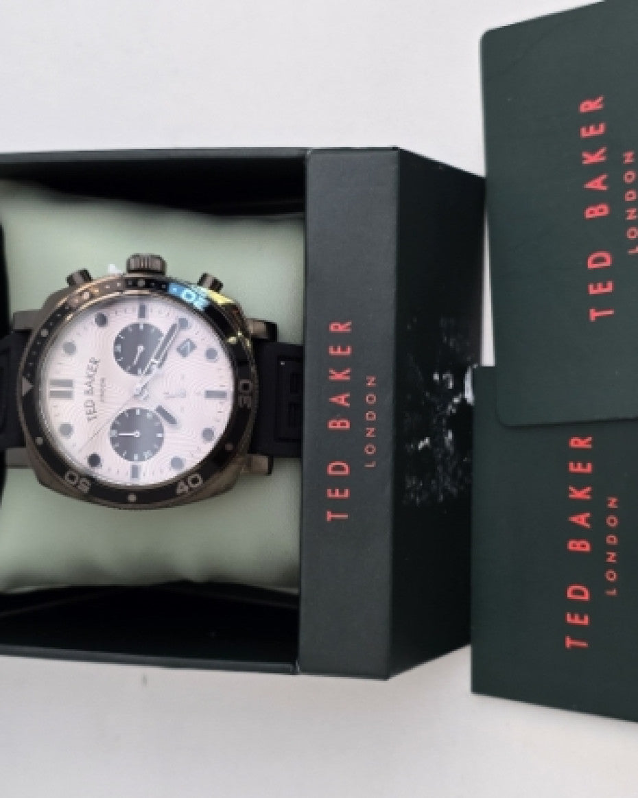Ted Baker Black Chronograph Watch